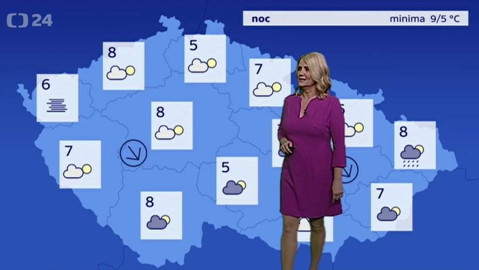 Předpověď počasí - 7. května 2017 17:55