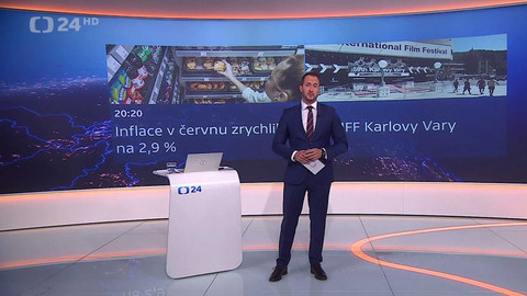 90’ ČT24 - Vývoj spotřebitelských cen v Česku