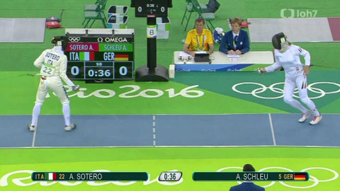 XXXI. letní olympijské hry 2016 Rio de Janeiro - Moderní pětiboj: Šerm (ženy)