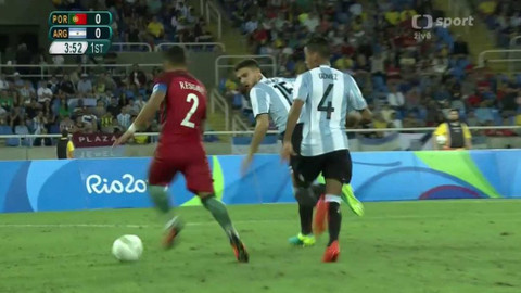 XXXI. letní olympijské hry 2016 Rio de Janeiro - Fotbal: Portugalsko - Argentina (muži)