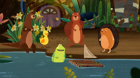 Ježeček Štístko - 17/26 Šťastná plavba