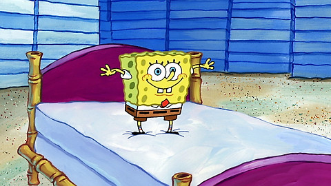 SpongeBob v kalhotách - Stará matrace / Krabs u soudu