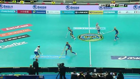 MS ve florbalu žen 2013 Česko - Švédsko - Finsko