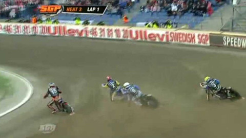 Motocyklové závody - Grand prix Evropy na ploché dráze Polsko