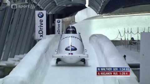 MS ve skeletonu a bobech 2016 Rakousko - 2. jízdy čtyřbobu mužů