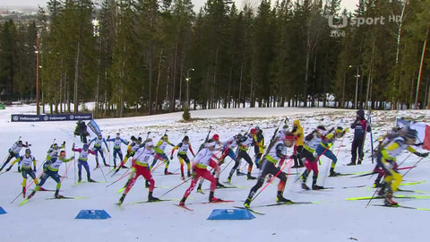 MS v biatlonu juniorů 2025 Švédsko - Závod mužů s hromadným startem