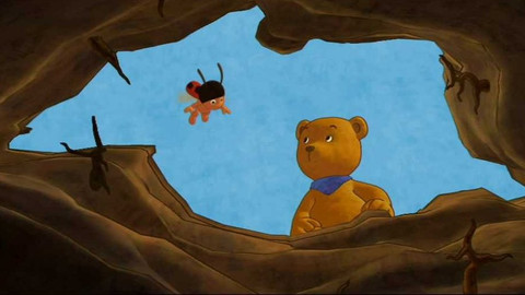 Měsíční medvídek - 20/22 Pletená záchrana