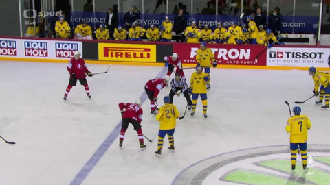 MS v ledním hokeji 2021 Lotyšsko - Švýcarsko - Švédsko