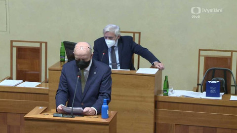 Záznam z jednání schůze Senátu PČR - 15. prosince 2021