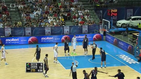 MS v basketbalu U19 2013 - USA - Srbsko