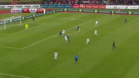 Fotbal - Island - Česko