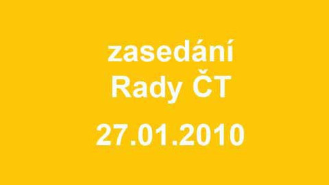 Jednání Rady České televize - 2. jednání Rady ČT v roce 2010