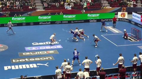 MS ve florbale mužů 2024 Švédsko - Finsko - Lotyšsko