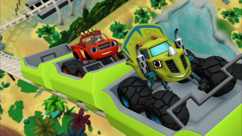 Plamínek a čtyřkoláci - 3/20 Dinodráha