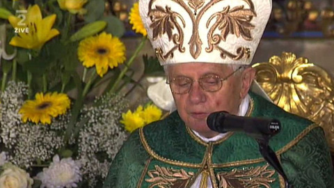Nešpory s papežem Benediktem XVI.
