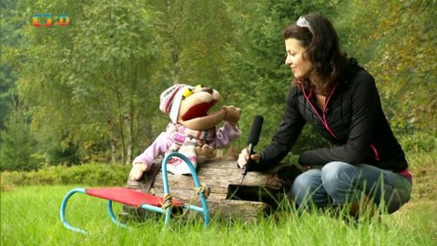 Lvíčata - Jízda na kolečkových saních