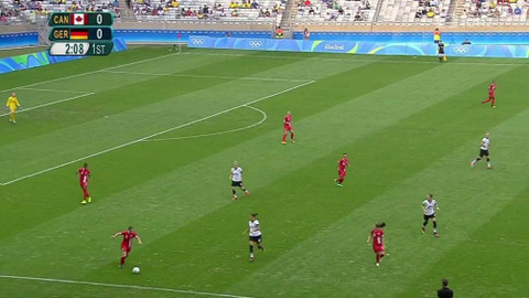 XXXI. letní olympijské hry 2016 Rio de Janeiro - Fotbal: Německo - Kanada (ženy)