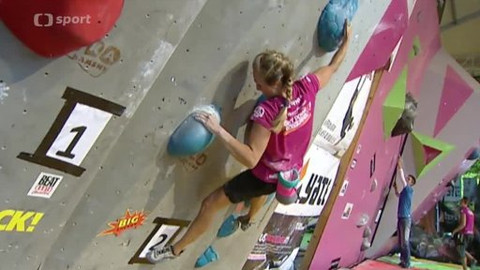 Sportovní lezení - Rock Point ČP v boulderingu 2014 Teplice nad Metují