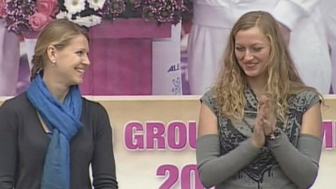 Fed Cup 2011 - Tisková konference s vítězkami Fed Cupu