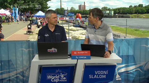 Světový pohár ve vodním slalomu - Studio SP Česko