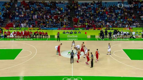 XXXI. letní olympijské hry 2016 Rio de Janeiro - Basketbal: Francie – Čína (muži)
