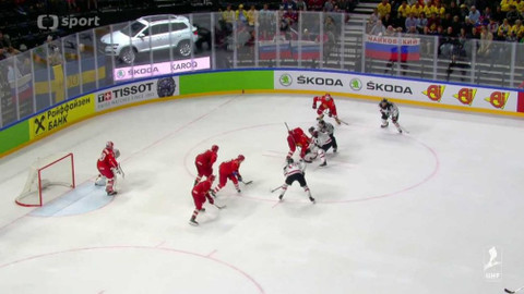 MS v ledním hokeji 2018 Dánsko - Rusko - Kanada