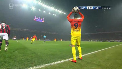 Liga mistrů UEFA - AC Milán - FC Barcelona