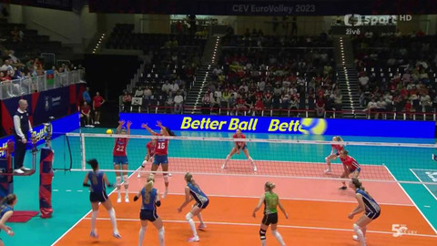 ME ve volejbalu žen 2023 - Ázerbájdžán - Česko