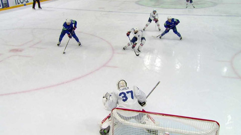 MS v ledním hokeji 2023 Finsko, Lotyšsko - USA - Francie