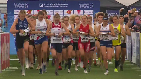 MS v orientačním běhu 2024 Skotsko - Závod sprintových štafet
