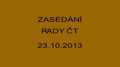 Jednání Rady České televize - 19. jednání Rady ČT v roce 2013