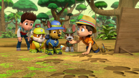 Tlapková patrola - Tlapky zachraňují Velkotlapa / Tlapky zachraňují Hum-kolku