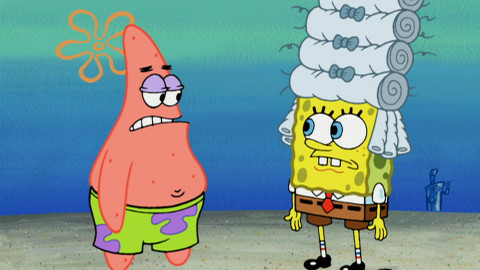 SpongeBob v kalhotách - Nepovedená dovolená/Paruka je hit