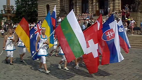 XV. Všesokolský slet - Pocta zakladatelům