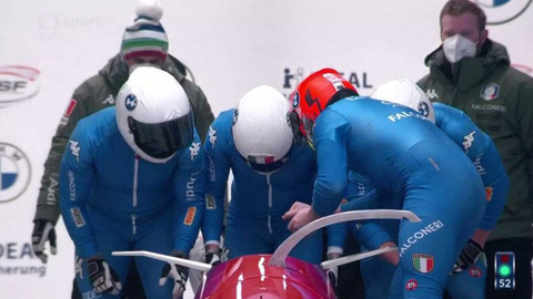 MS v bobech a skeletonu 2021 Německo - 2. jízda čtyřbobu mužů