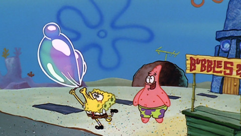 SpongeBob v kalhotách - Bubliny na prodej/ Prasklé kalhoty