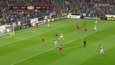 Evropská liga UEFA - Juventus Turín - Benfica Lisabon