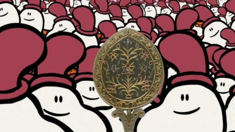 Minuta v muzeu - Zrcadlo z Indie