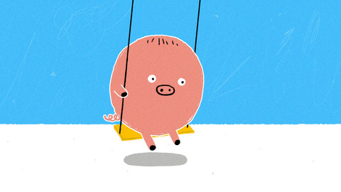 Naše prasátko - 25/52 Houpačka