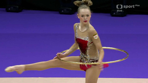 ME v moderní gymnastice 2025 Estonsko - Finále jednotlivkyň s obručemi a míči