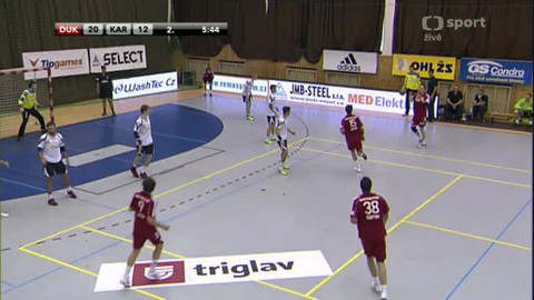 Házená - HC Dukla Praha - HCB OKD Karviná