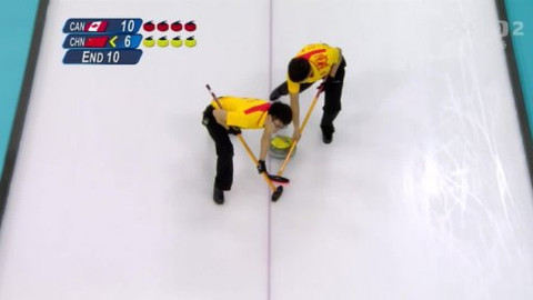 XXII. zimní olympijské hry 2014 Soči - Curling: semifinále - Kanada - Čína (muži)