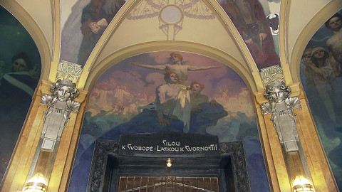 Obecní dům, jak jej neznáte - 2/10 Primátorský sál Alfonse Muchy