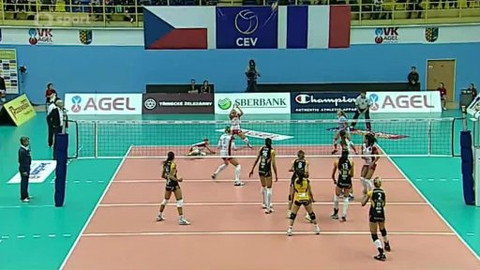 Volejbal - VK Agel Prostějov - RC Cannes