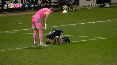 Fotbal - Skotsko - Česko