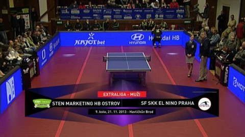 Stolní tenis - STEN Marketing HB Ostrov - SF SKK El Niňo Praha