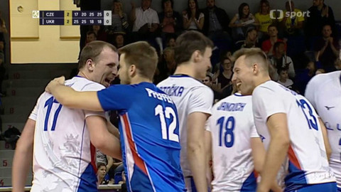 Volejbal - Česko - Ukrajina
