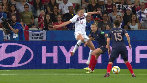 MS ve fotbalu žen 2019 Francie - Francie - Norsko