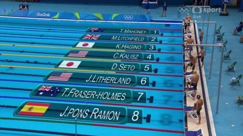 XXXI. letní olympijské hry 2016 Rio de Janeiro - Plavání: Finálový blok