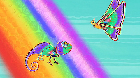 Příběhy Tinga Tinga - 30/52 Proč chameleon mění barvu